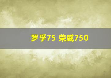 罗孚75 荣威750